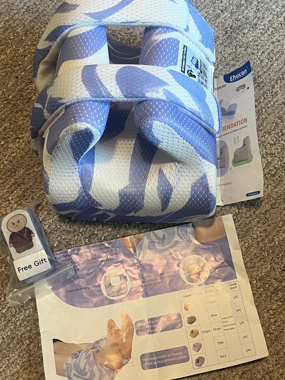 3D Heel Protector to Elevation Foot for Pressure Sores-1PC 2403/bb11-1 - Picture 7 of 7